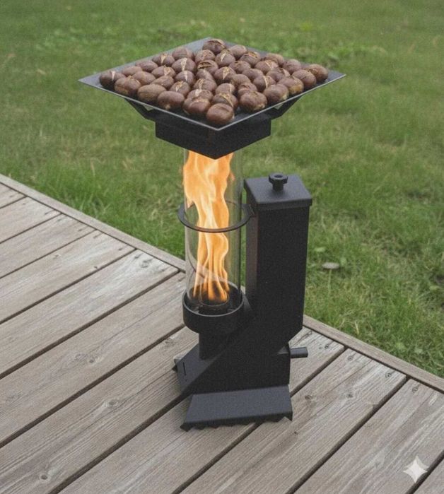 Печка на пелети без Дим