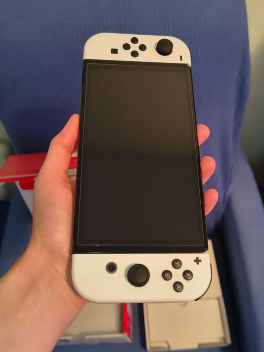 Nintendo Switch OLED modat full box card 512 GB cu 30 jocuri