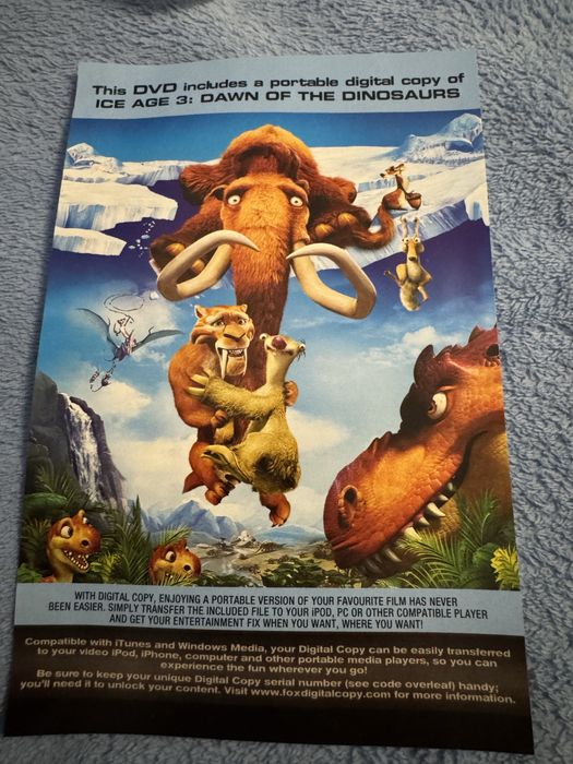 Ice age 3 dawn of the dinosaurs dvd c Английско и Немско ayguo