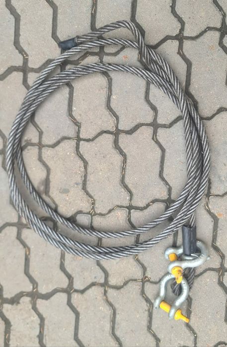 Трос буксировочный,стальной