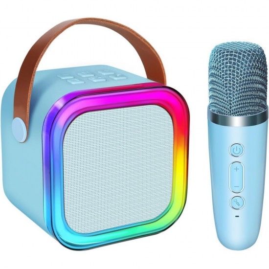 Високочествен караоке с един броя микрофони с толнокола K12/Детско