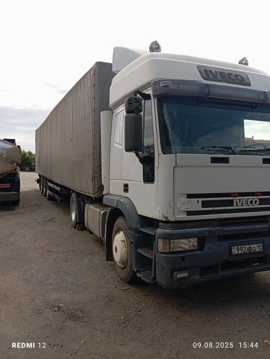 Ивеко евротех с прицепом