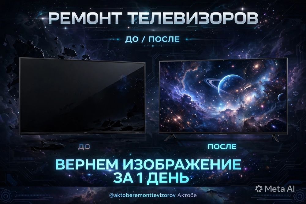 Ваш телевизор снова будет как новый