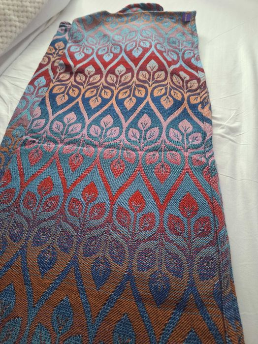 Wrap țesut Yaro Trinity – Lavender Rainbow High Wool, mărimea 4