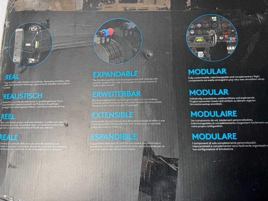 Симулатор за полети Logitech - G Flight Yoke System