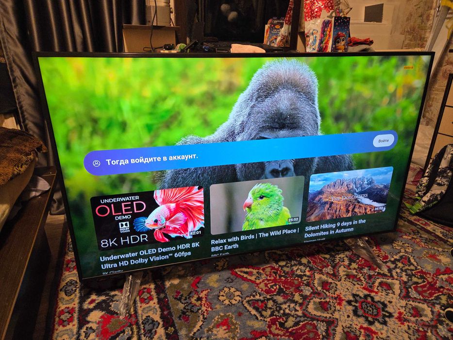 Телевизор Samsung QE55Q60RAU 55" (140см) UHD 3840х2160 смарт