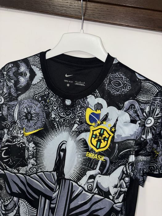 Tricou L Brasil Nou Negru Gri