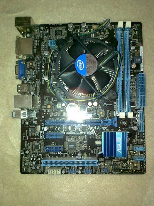 Продавам комплект - дъно, процесор и охлаждане LGA1155