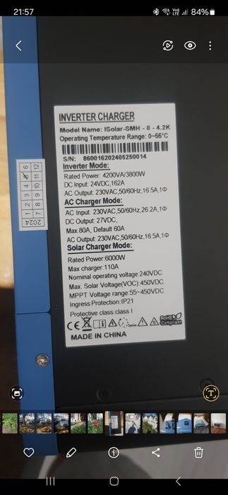 Vand invertor+baterie