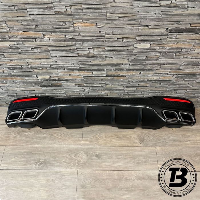 Difuzor Bara Spate cu Ornamente compatibil cu Mercedes GLE Coupe C292 AMG