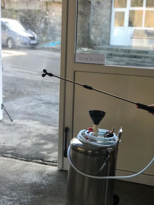 Nebulizator de aer cu rezervor de 80L din inox