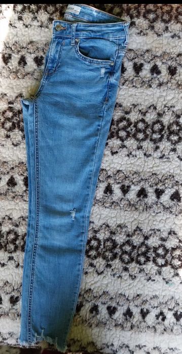 Дамски сиви дънки ,и клин Lee Cooper