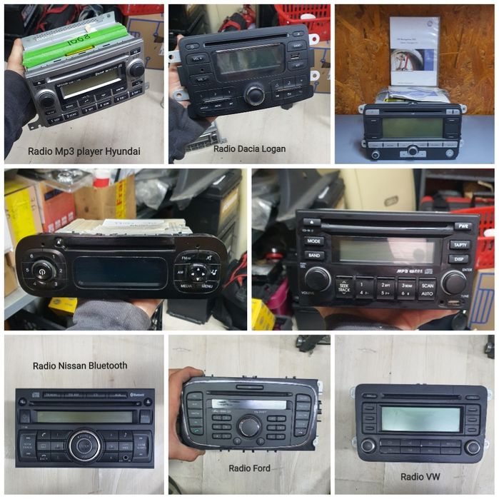 Mp3 Player/Radio/Navi Multimarca Nissan Toyota Dacia VW Hyundai Ford