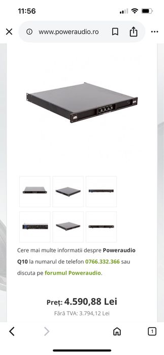 Amplificator Jam Q10(poweraudio)+dsp DB Mark dp26+