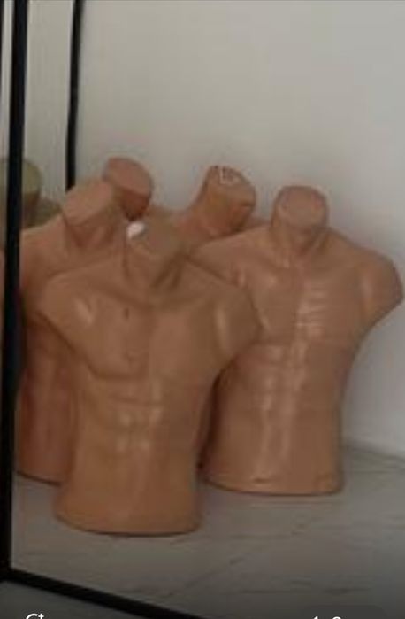 Рейлы для одежды и манекены