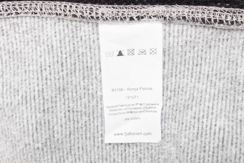Fjallraven Ronja Fleece оригинално дамско поларено яке сиво цял цип XS