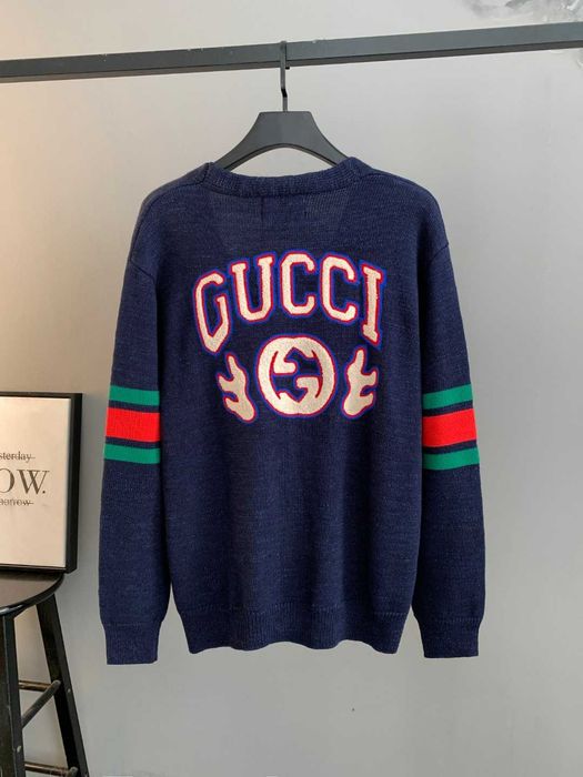 Gucci Retro Preppy Cable Tricot Cardcut Cardigan / îmbrăcăminte