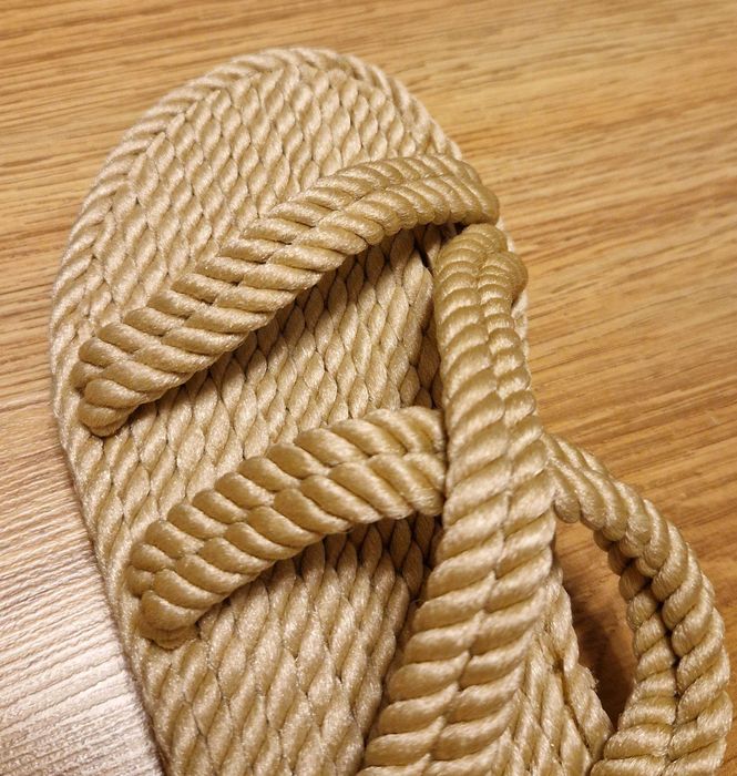 Sandale din sfoara impletita Zara Home