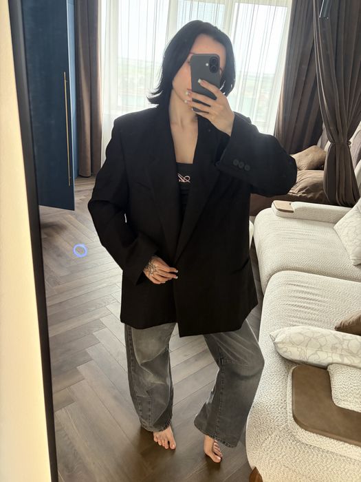 оверсайз пиджак zara