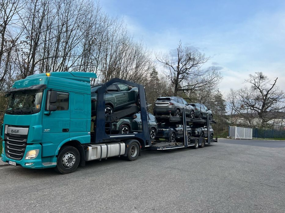 Remorca Transportor Auto LOHR / Transportor Auto DAF XF 2017 Euro 6