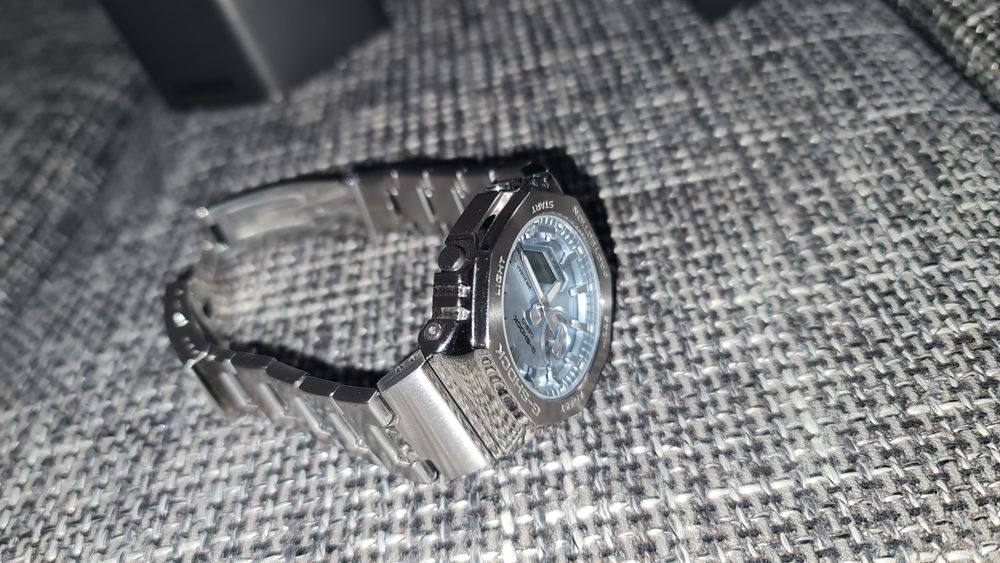 Casio G‑Shock blue metalic