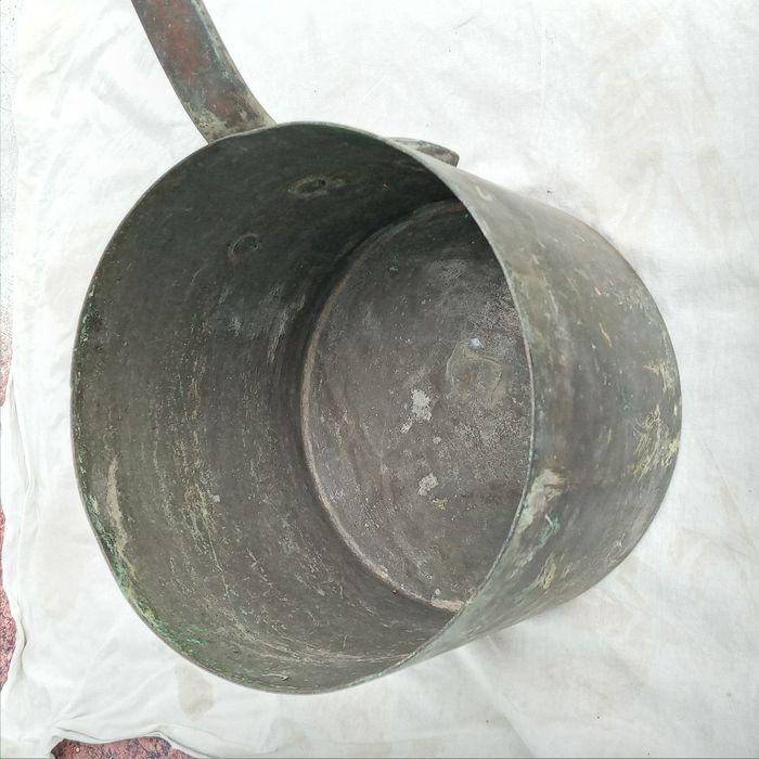 Медный ковш ручной работы старинный