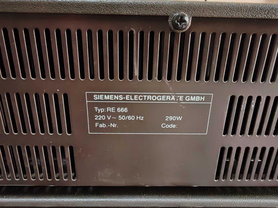 vand linie audio vintage SIEMENS 666 ( made in germany )