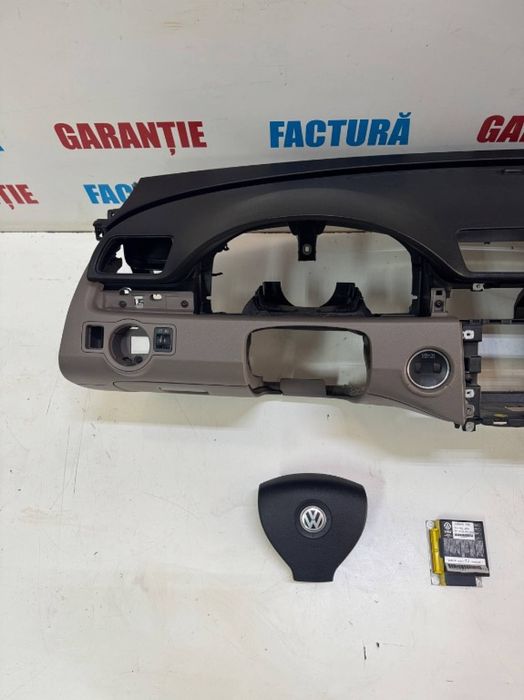 Planșa bord airbag șofer pasager calculator airbag-uri VW Passat B6