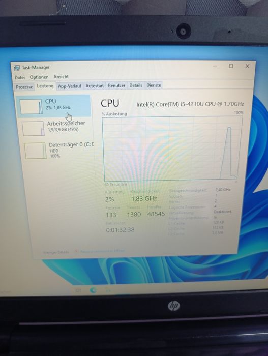 Laptop hp lucios display 15.6 Intel i5 perfect funcțional
