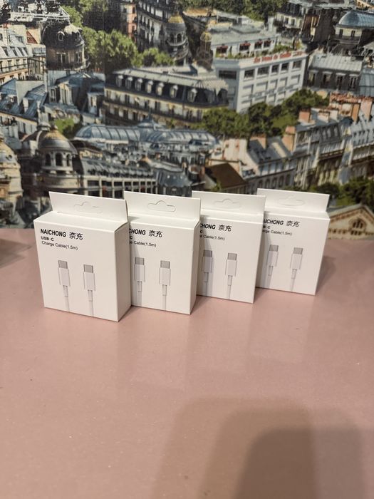 Шнур для айфона 4 шт и TypeC 4 шт