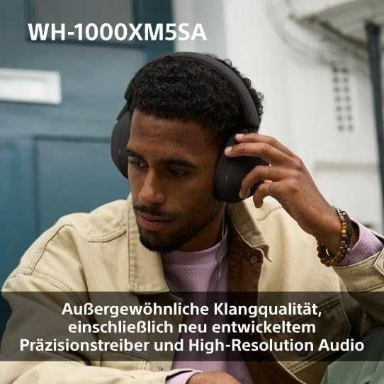 Нови Bluetooth Безжични Слушалки с Микрофон Sony - WH-1000XM5SA, ANC