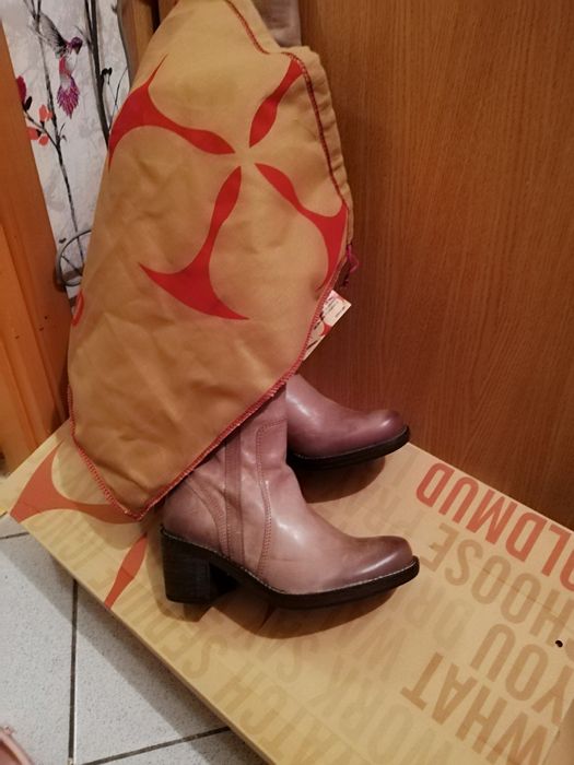 Cizme noi inalte dama piele naturala marime mica 35