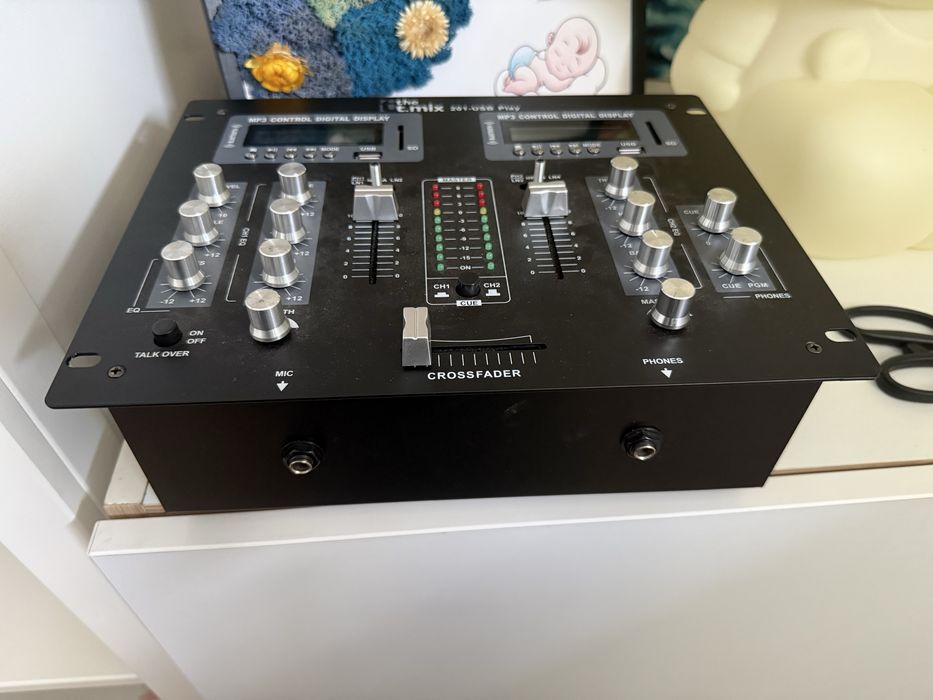 Mixer consola 2 canale the t.mix 201 bt si usb