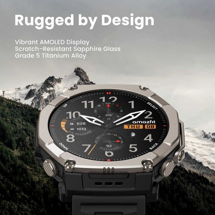 Amazfit T-Rex Ultra 2 — премиальные смарт-часы. Есть доставка