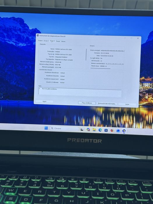 Acer Predator Triton 500 PT515-51 – Laptop Gaming Premium | RTX 2060 | i7-9750H | 24GB RAM | 144Hz - Garantie 2 ani !