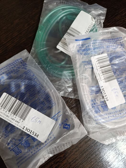 Канюли назальные. Длинна 1,5 м.