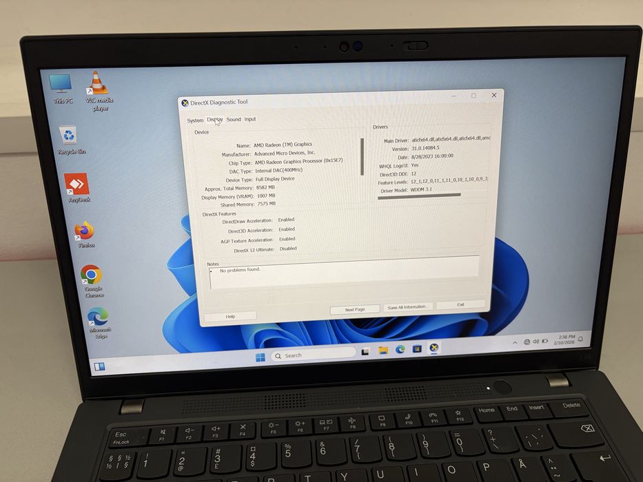 Lenovo ThinkPad L14 Gen3, 14” AMD Ryzen 5 Pro-5675U, SSD 256,RAM 16 GB