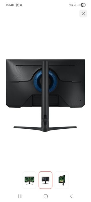 Монитор 27" Samsung LS27BG400EIXCI черный