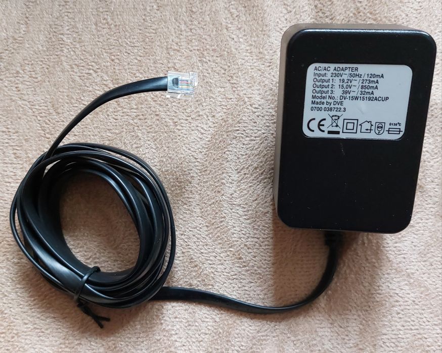 Захранващ AC/AC адаптер DV-15W15192ACUP за тел. централа Eumex 401 402