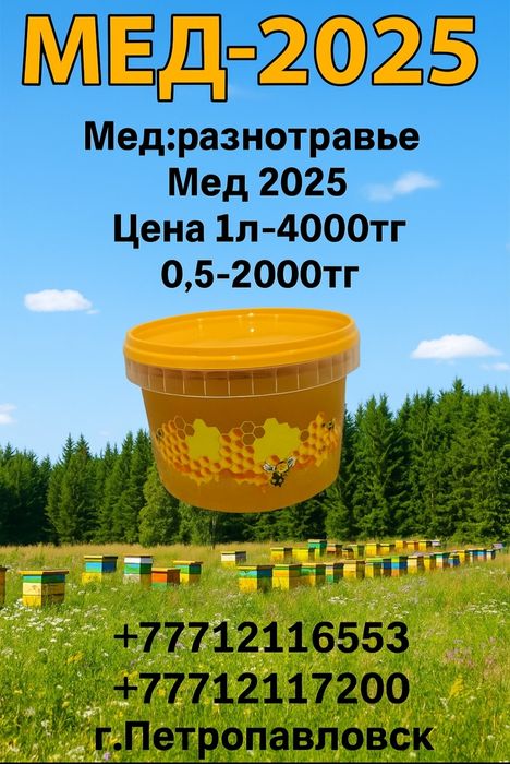 Мёд Разнотравие 2025