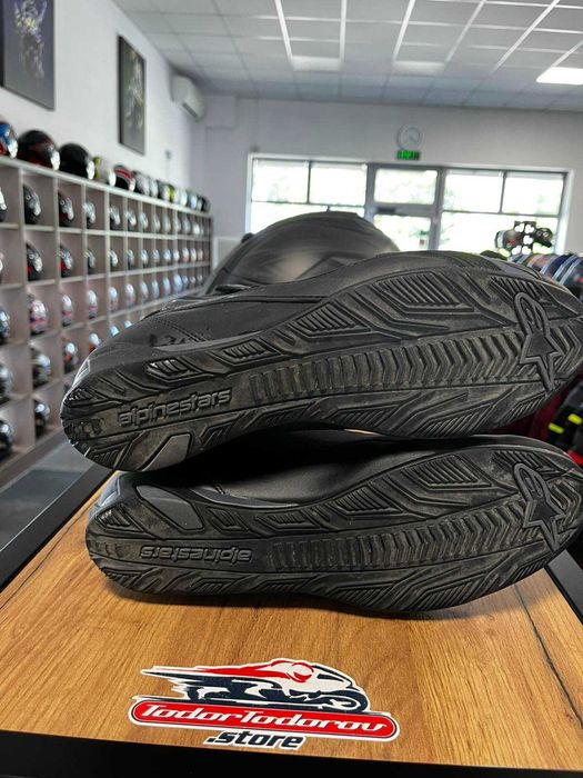 Мото боти обувки ботуши ALPINESTARS FASTER-4 Black Drystar,номер 44,като нови