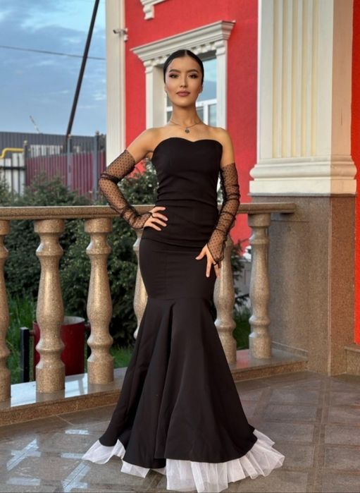 Вечернее платье русалка