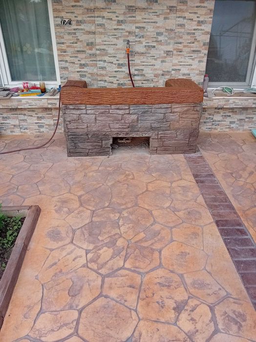 Щампован и декоративен бетон