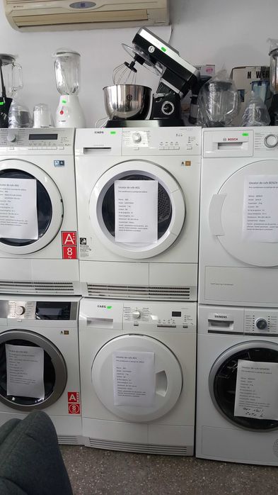 Uscatoare AEG cu pompă de caldura. Oferim garanție