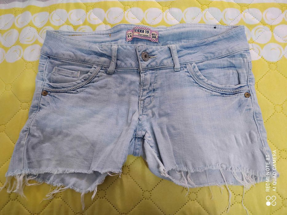 Къси дънкови панталонки р-р 38 Tally Weijl дамски