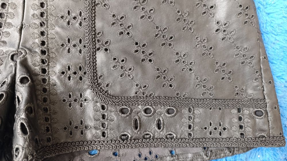Къси кожени панталони Zara, XS