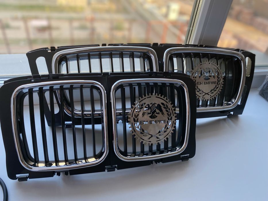 Решетка радиатора на бмв Е34,Е39 (ноздри)