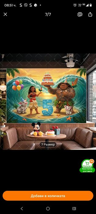 Украса за р.ден на Смелата Ваяна