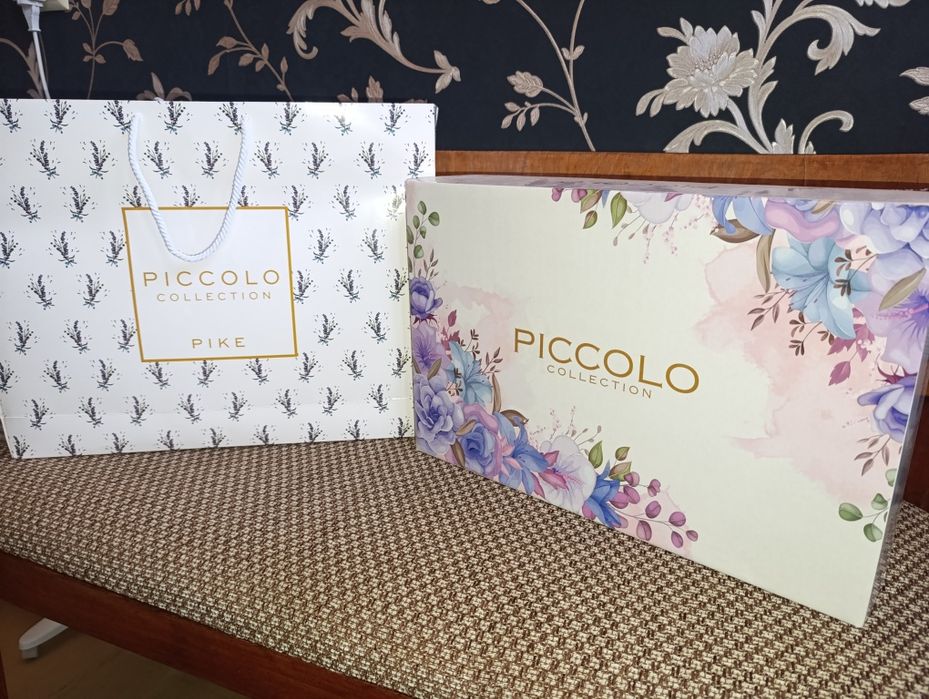 Подарочный комплект пайковый турецкий плед от Piccolo