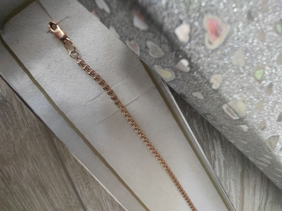 Браслет серебро 925 в позолоте по золота 585 отправка BTS есть бор